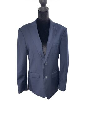 Pronto Moda Snello Men's Navy Two-Button Blazer Size 38S